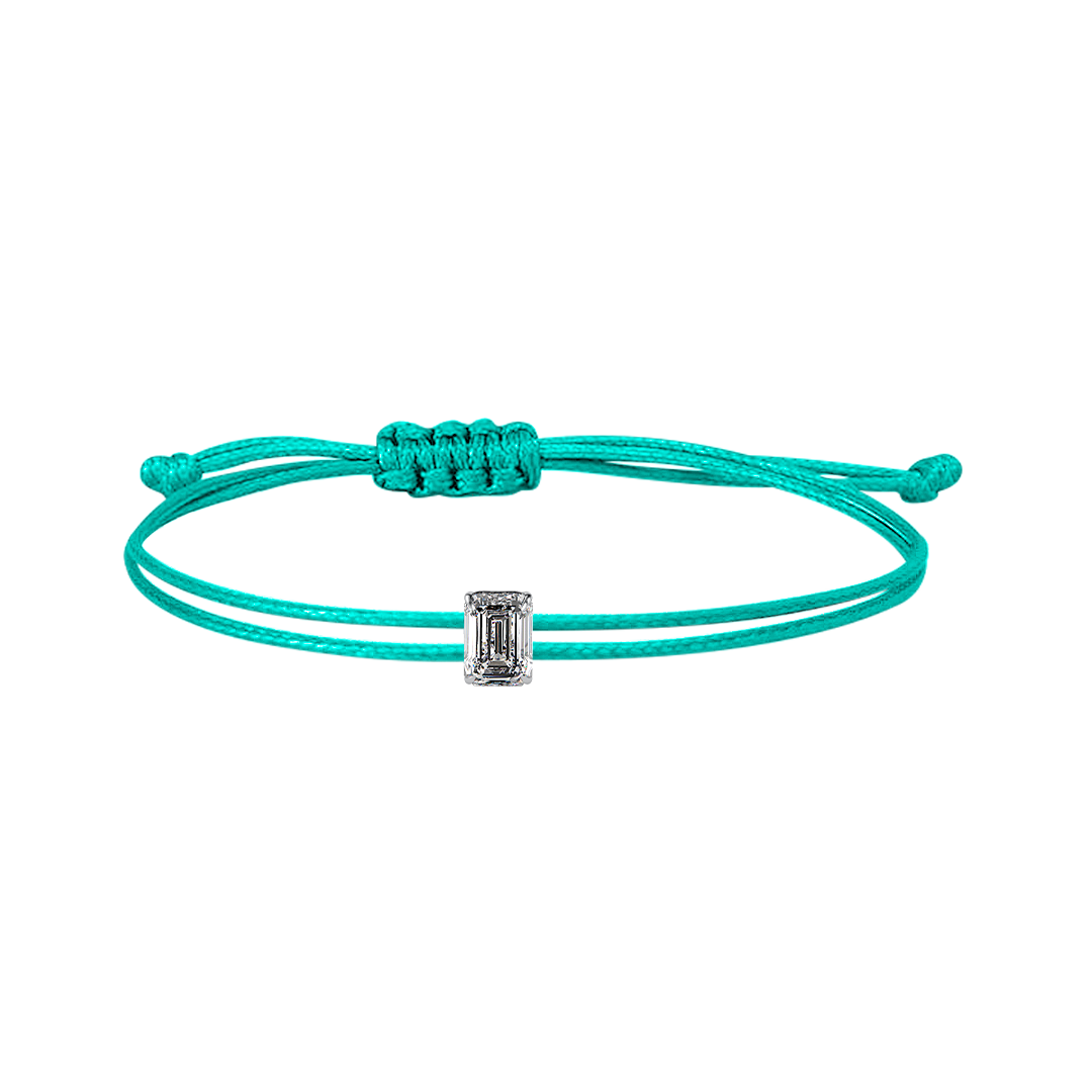 Pulsera de hilo - Esmeralda